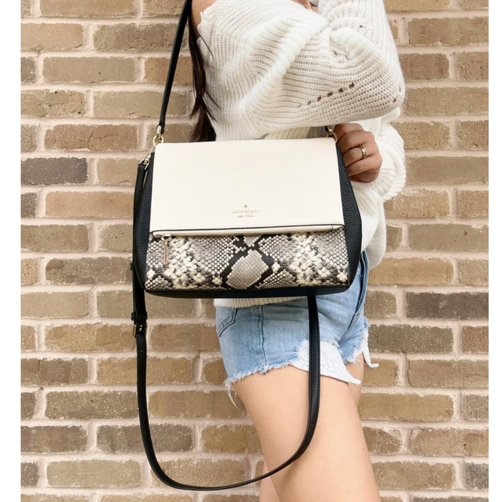 Kate Spade Leila Medium Flat Shoulder Bag- Multi
